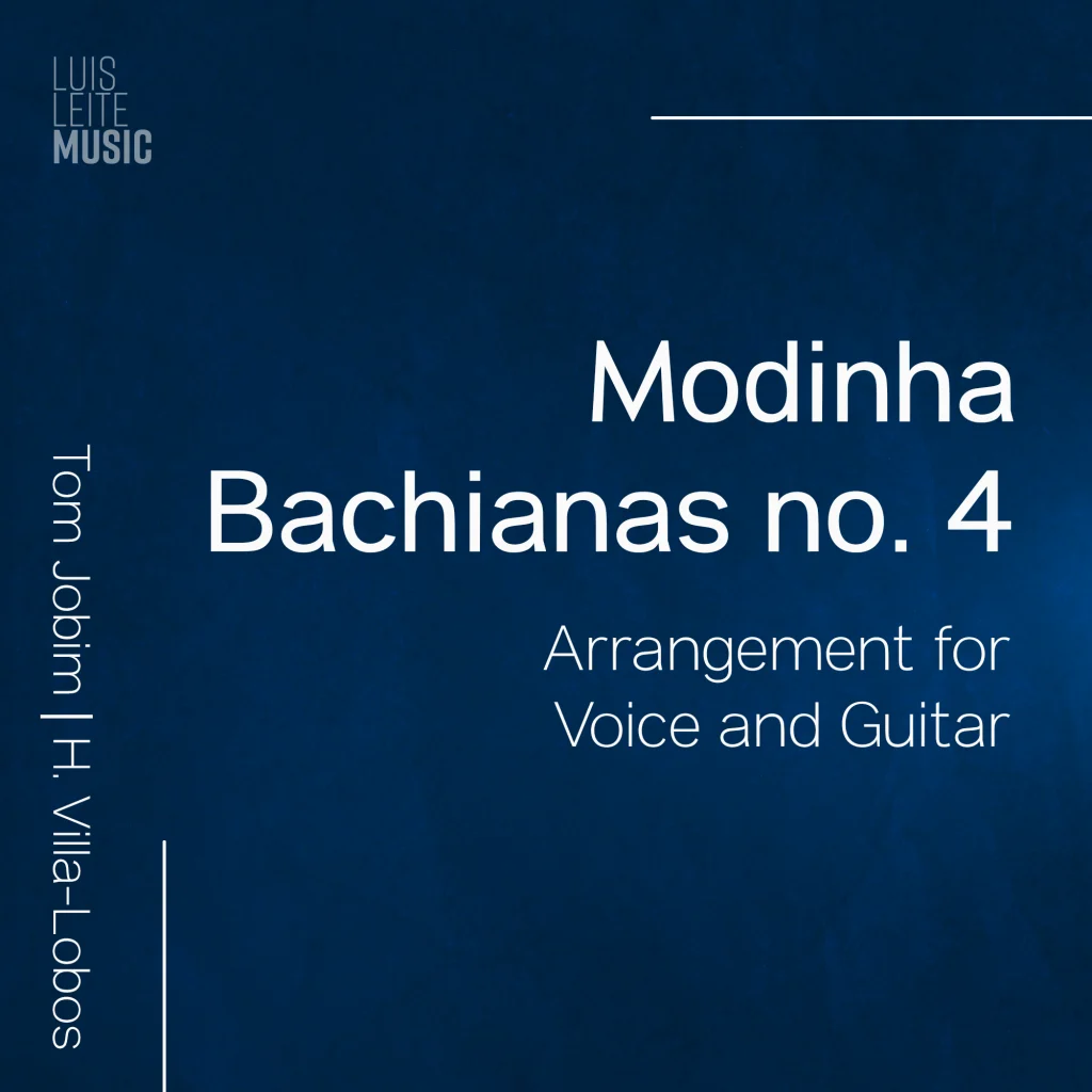 Modinha and Bachianas no. 4 (Voice and Guitar) — score cover, Luis Leite edition