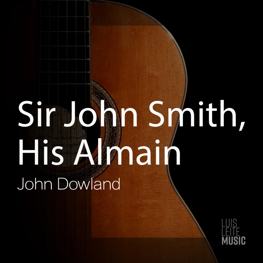 Sir John Smith, His Almain — score cover, Luis Leite edition