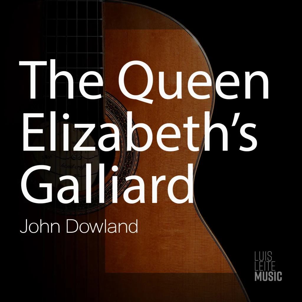 The Queen Elizabeth’s Galliard — score cover, Luis Leite edition