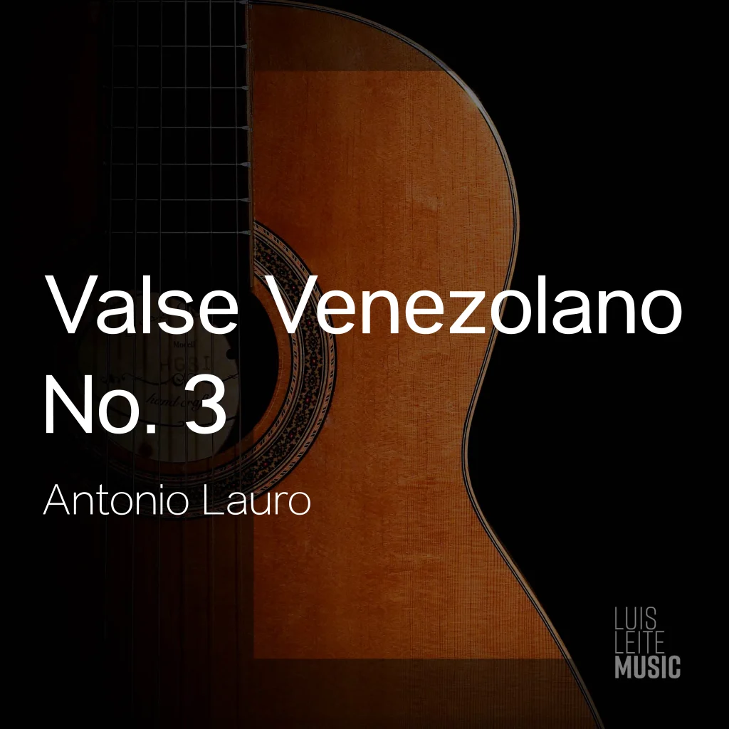 Valse Venezolano No. 3 — score cover, Luis Leite edition