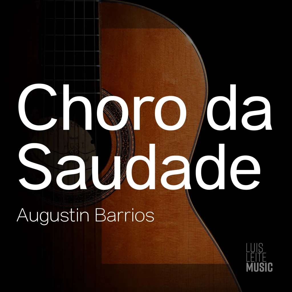 Choro da Saudade — score cover, Luis Leite edition
