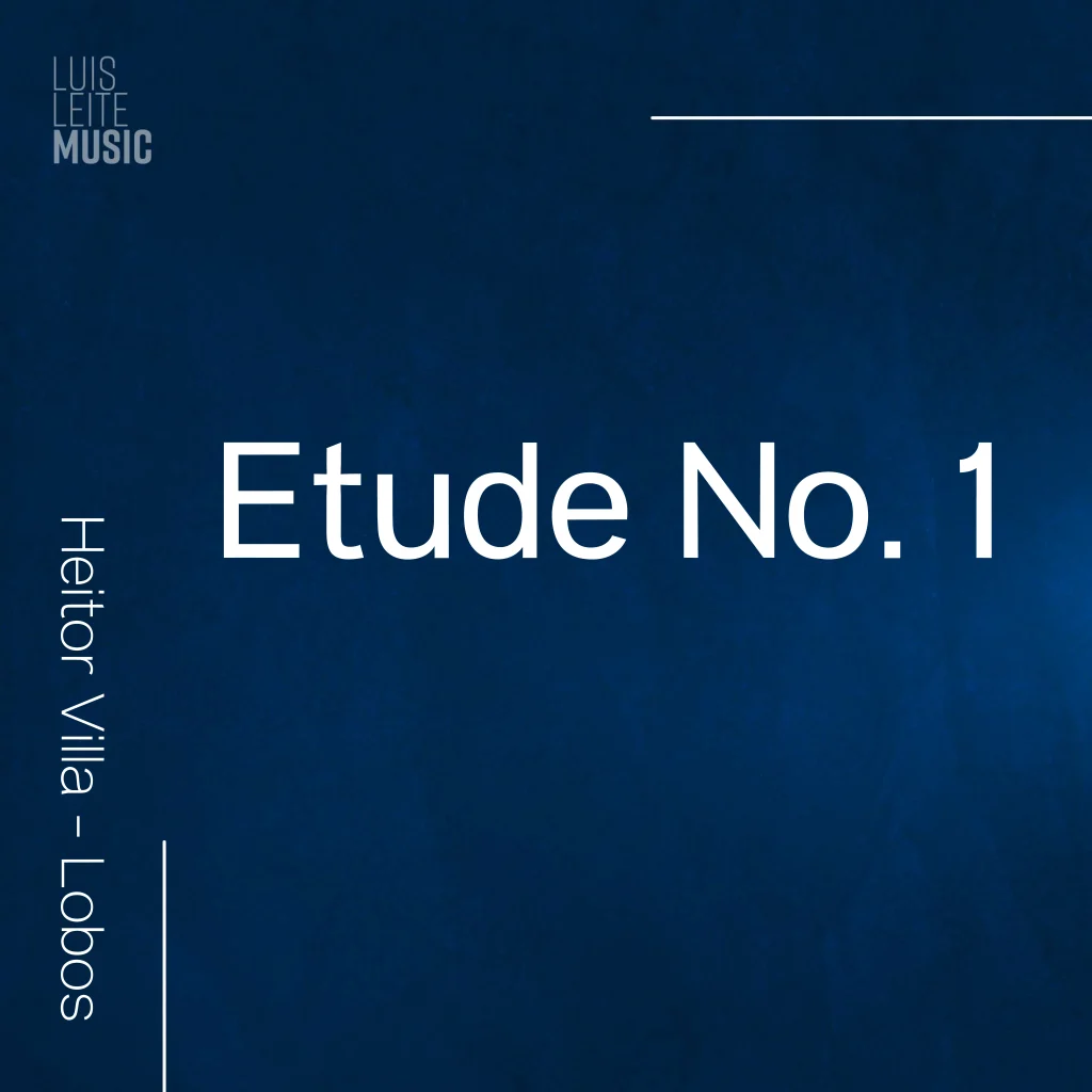 Etude No. 1 — score cover, Luis Leite edition