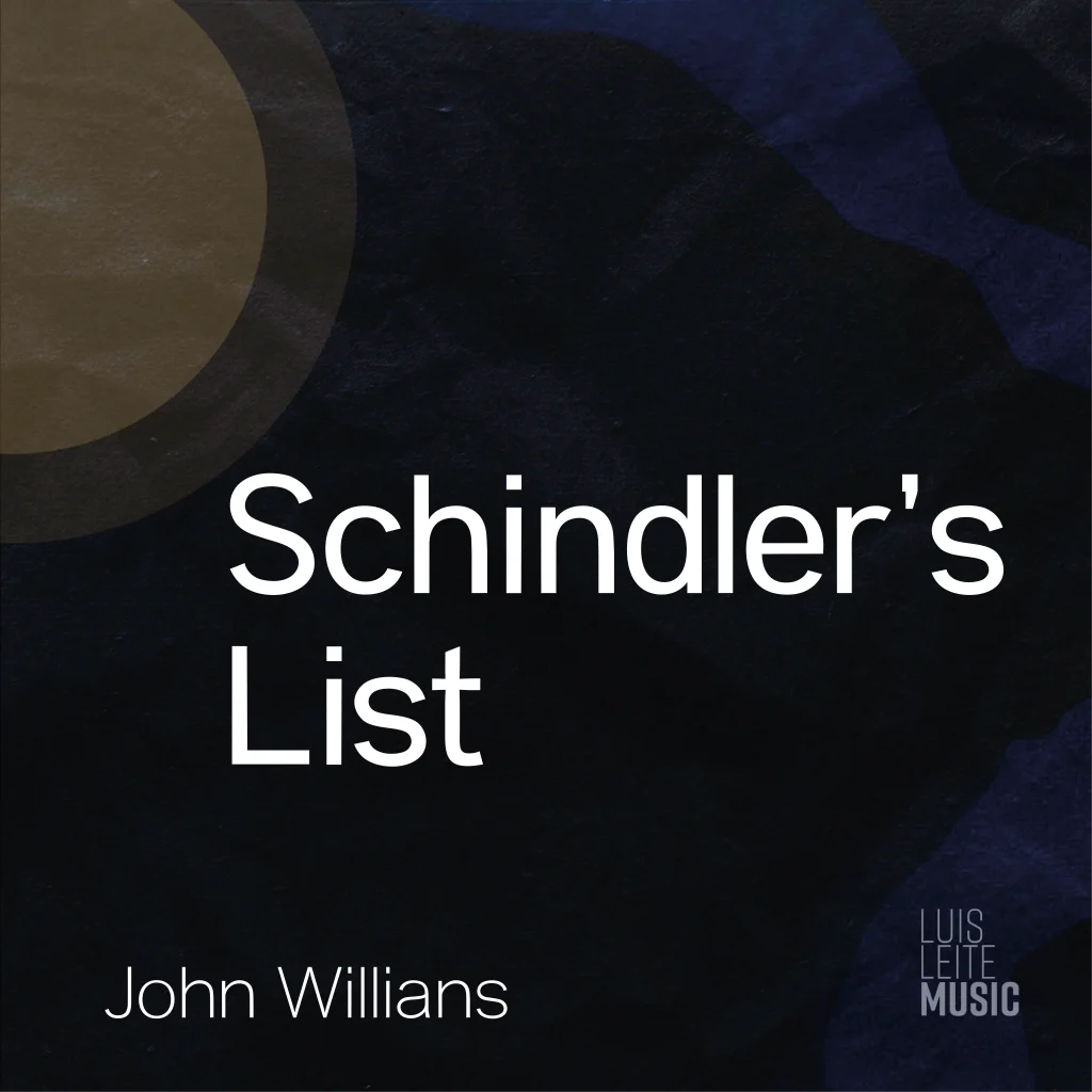 Schindler’s List — score cover, Luis Leite edition