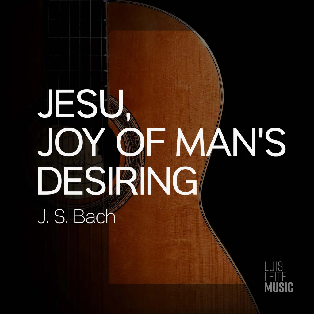 Jesu, Joy of Man’s Desiring — score cover, Luis Leite edition