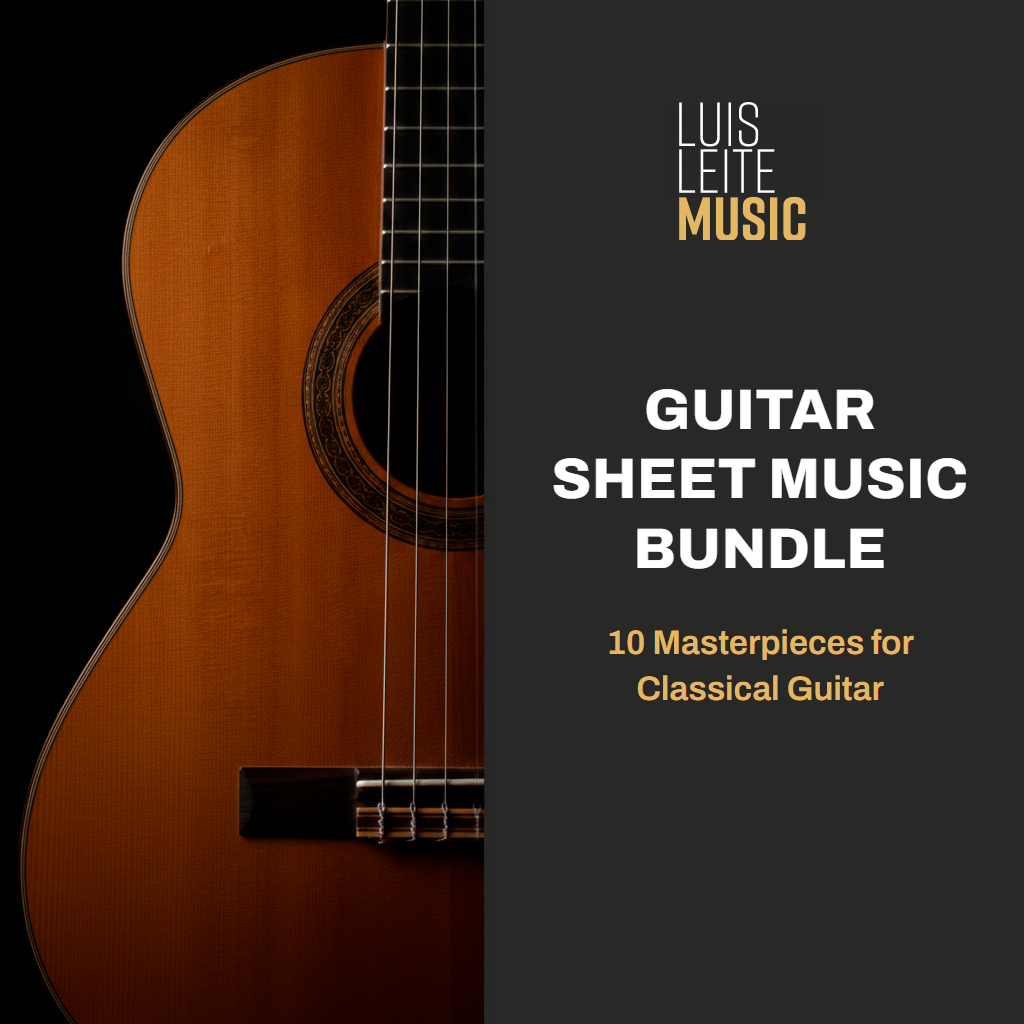 Guitar Sheet Music Bundle – 10 Songs — score cover, Luis Leite edition