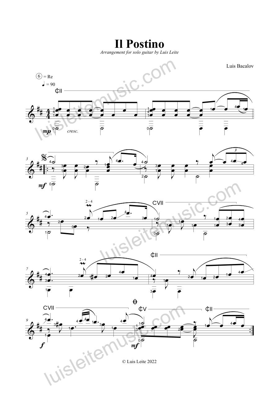 Preview: first page of Il Postino