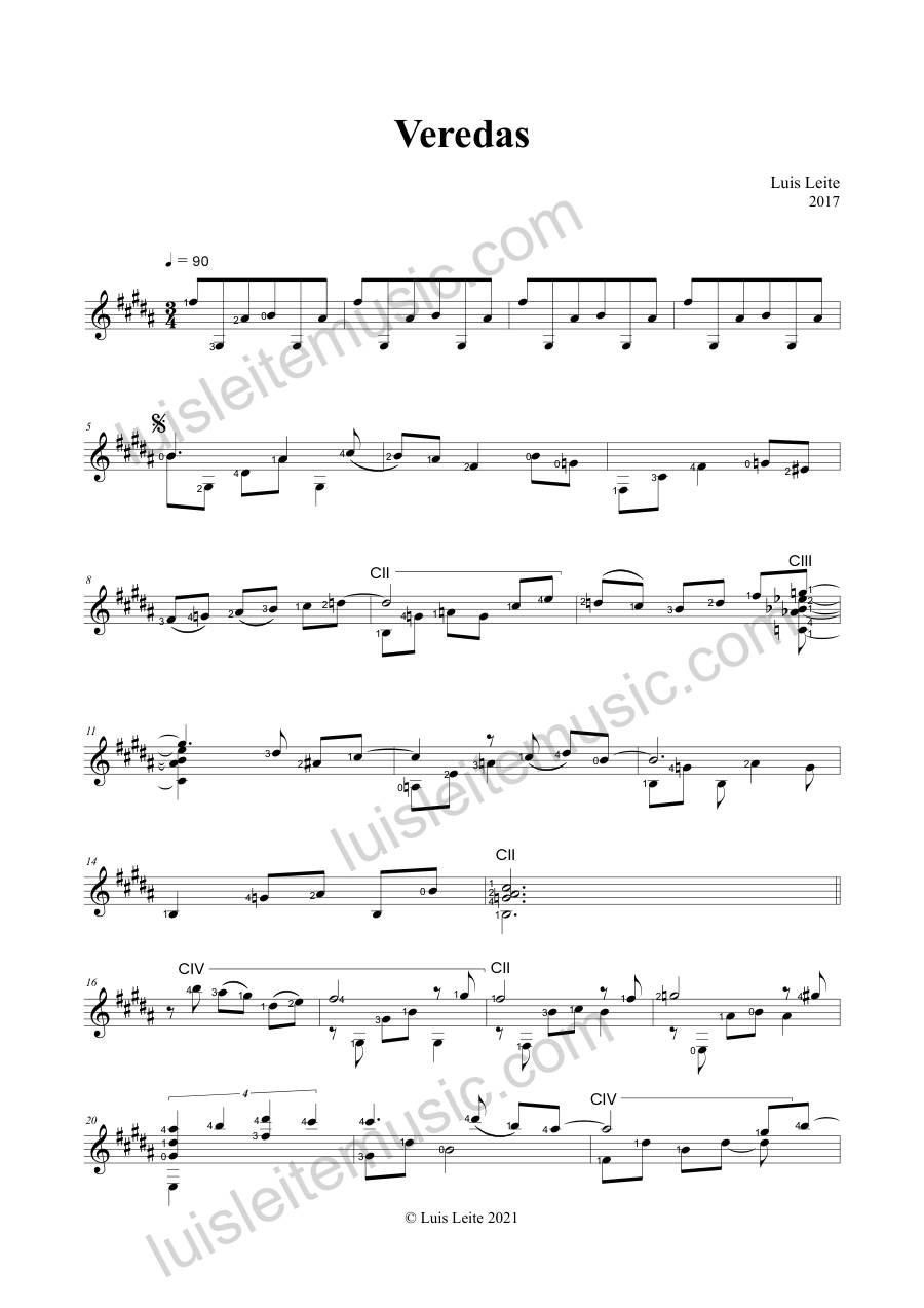 Preview: first page of Veredas